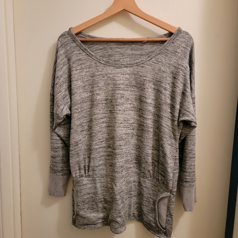 Athleta Womens Gray Workout Wear Sz M
